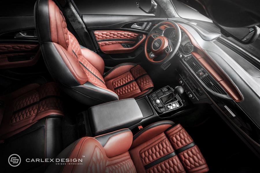 Интерьер Audi A6 Avant Honeycomb Interior by Carlex Design 2014 года  (фото 5 из 10)